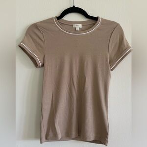 DONNI. Brown Top